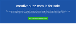 Desktop Screenshot of creativebuzz.com